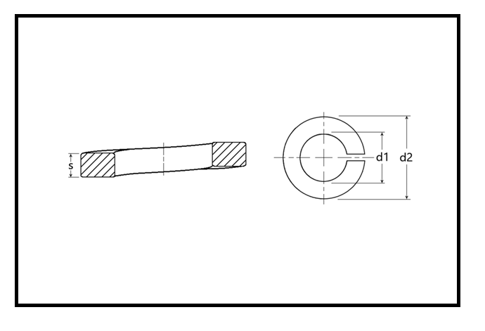 Drawing iso 3064 din 127b Sturdfix Spring Washers